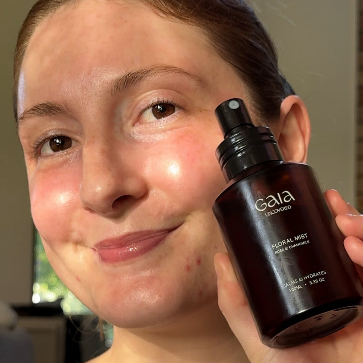 gaia uncovered floral mist skincare
