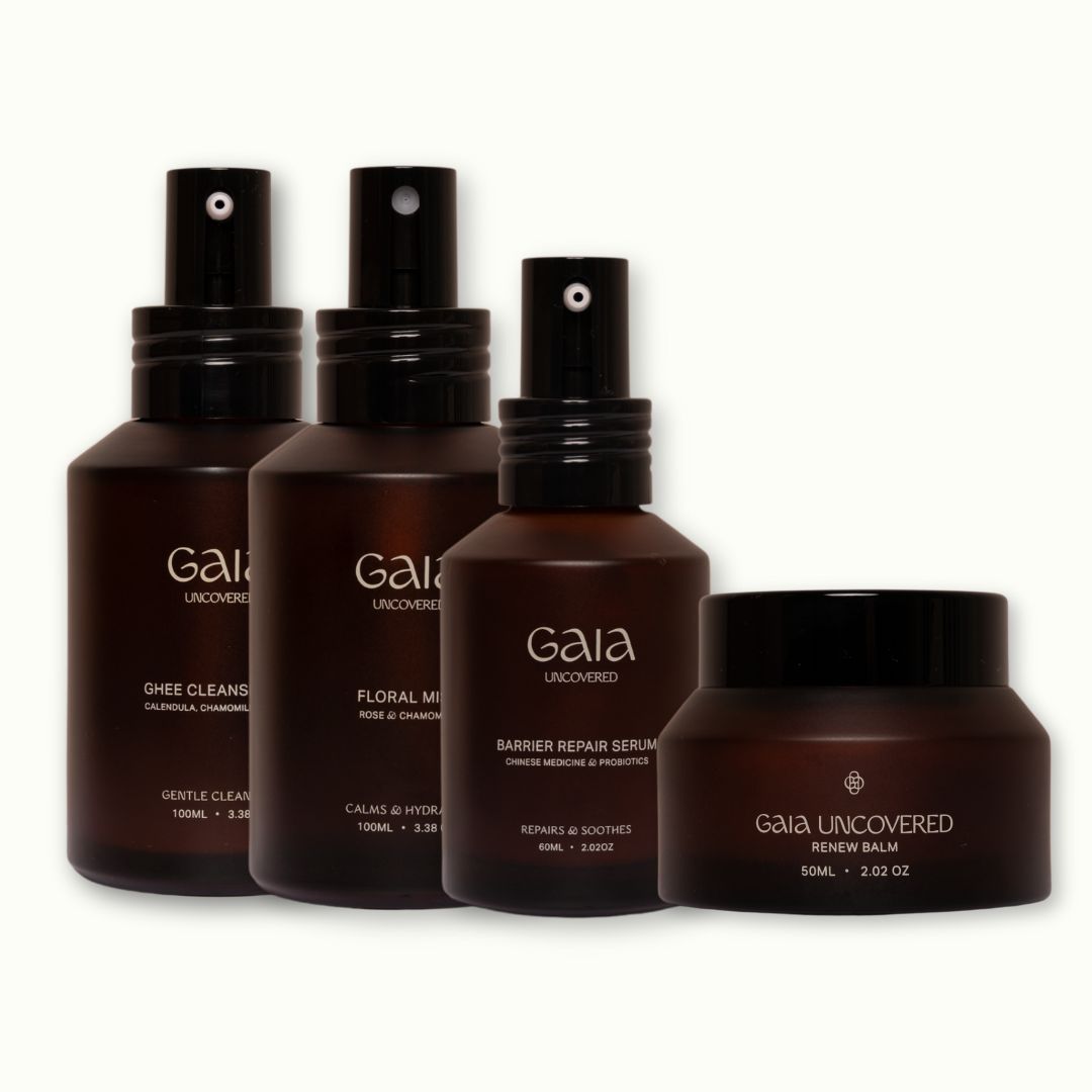 gaia uncovered beef tallow balm skin care bundle