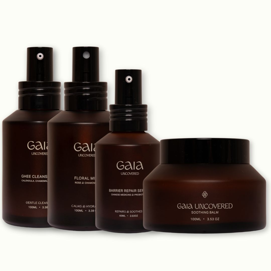 gaia uncovered beef tallow balm skin care bundle