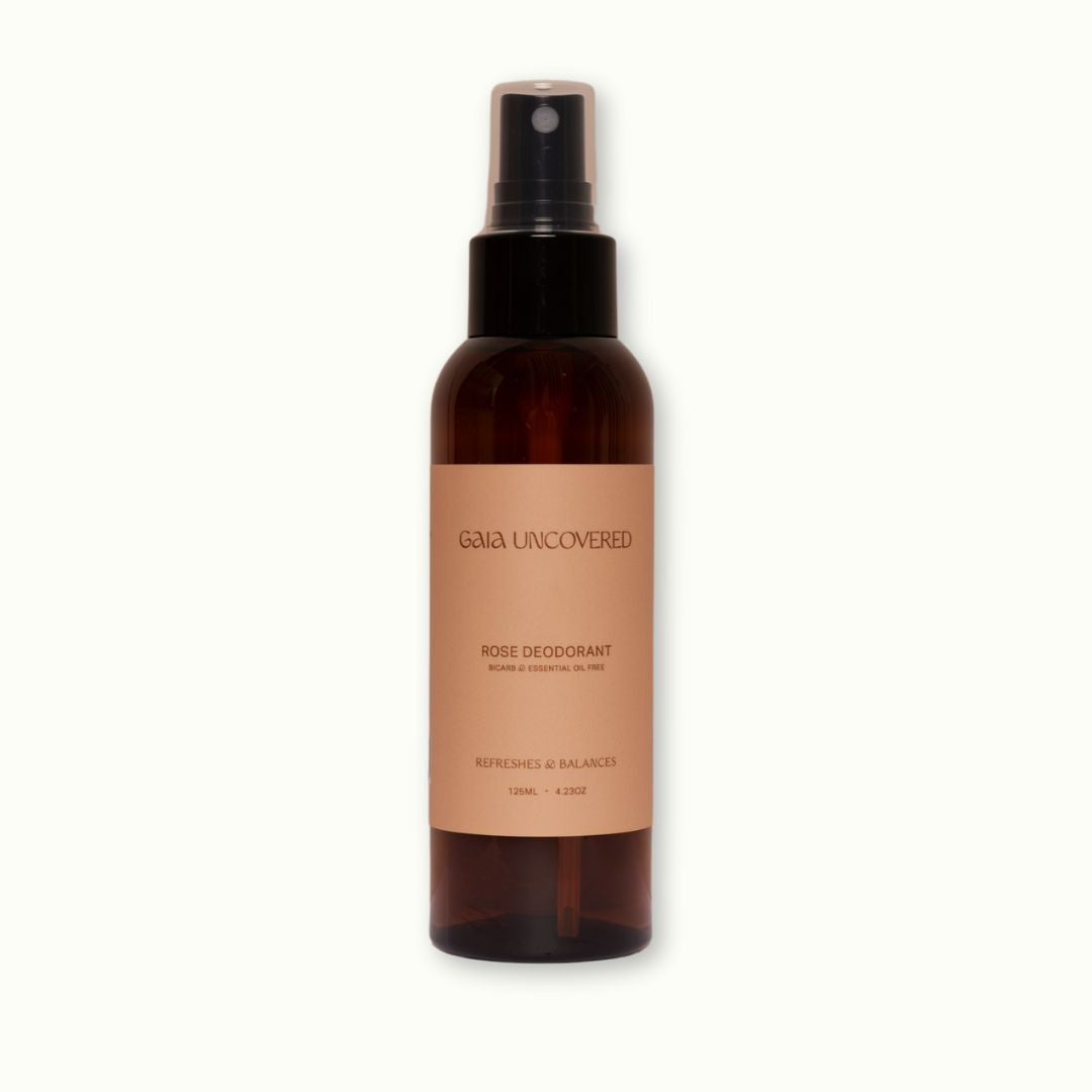 gaia uncovered rose deodorant bicarb free