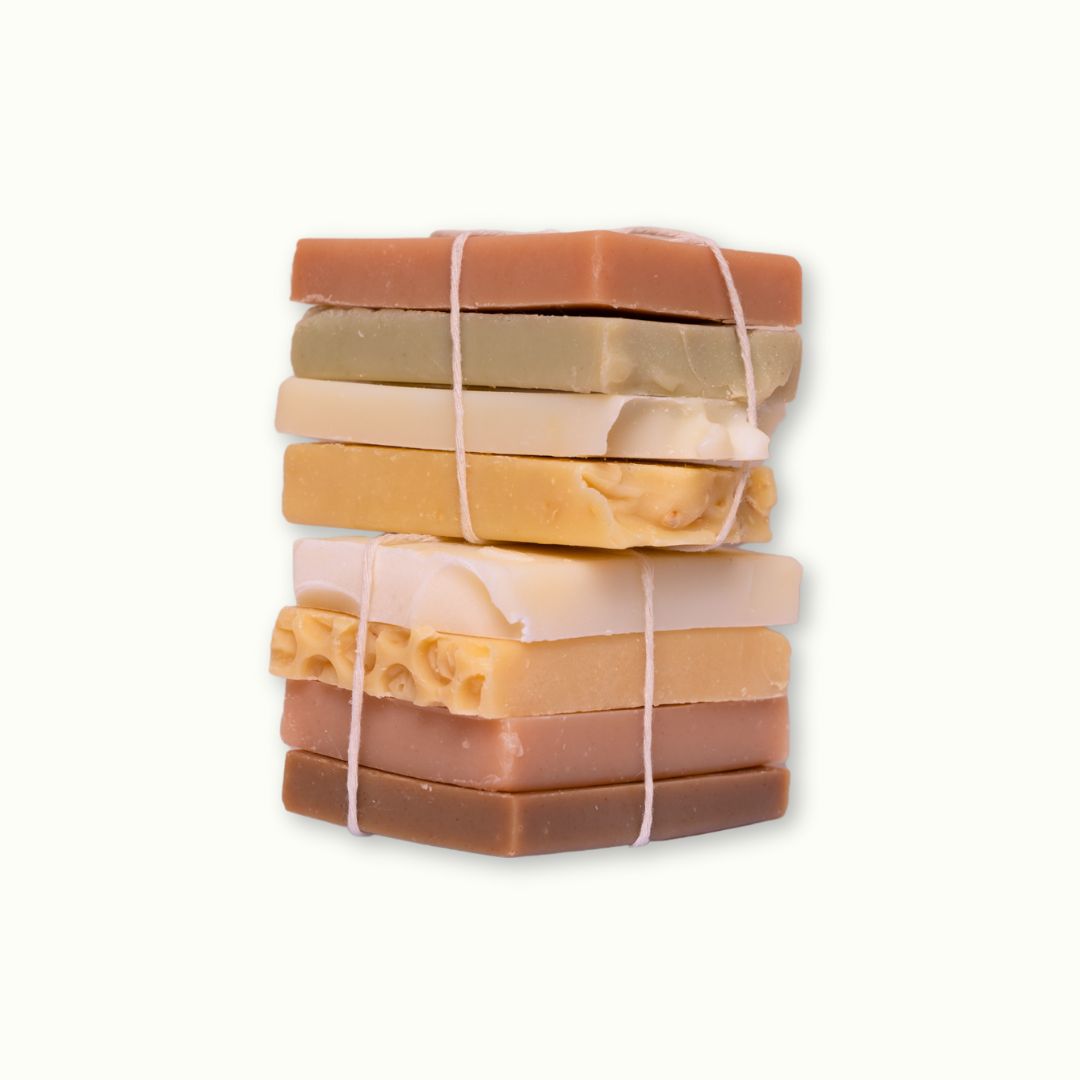 gaia uncovered beef tallow soap sample set
