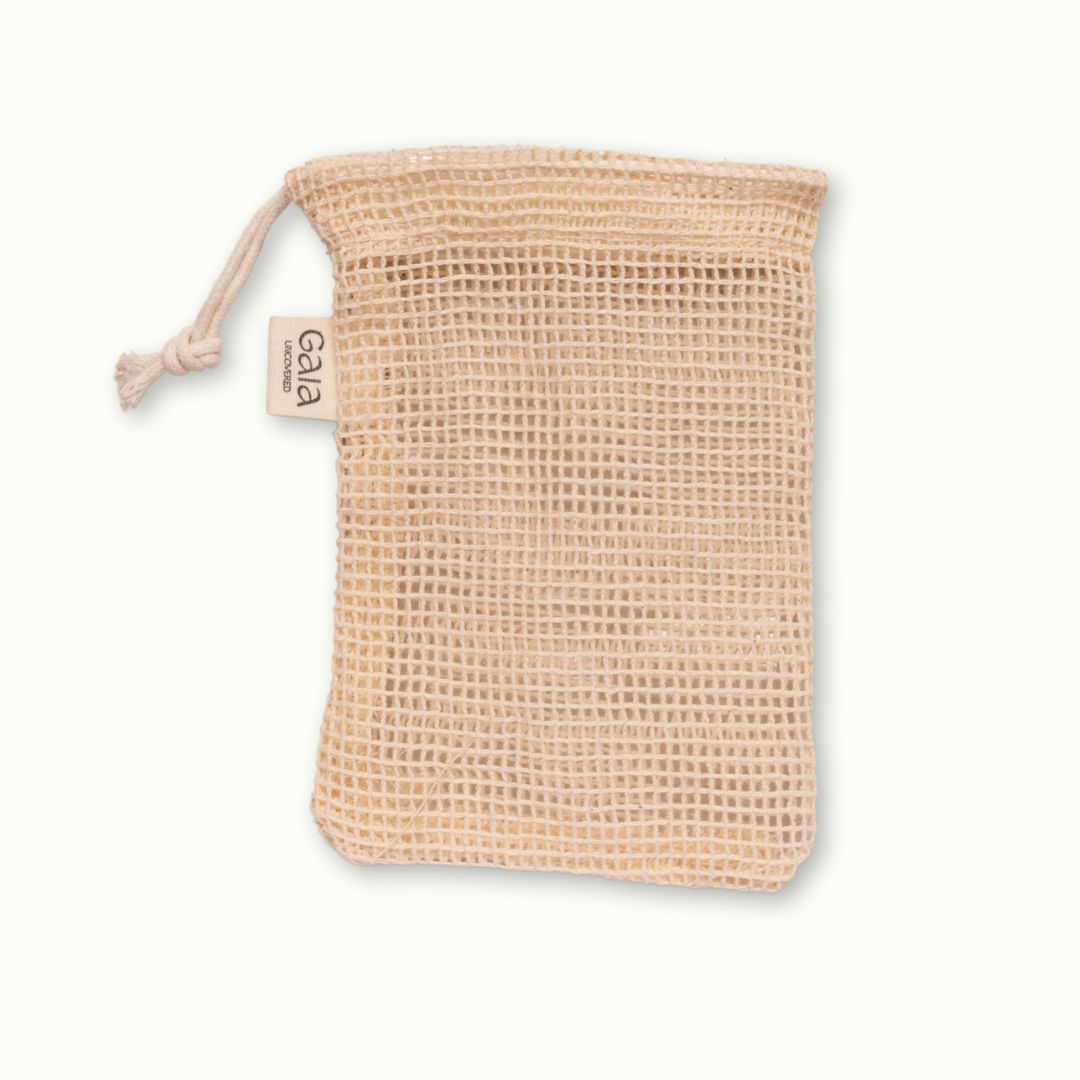 Gaia Uncovered cotton soap saver bag